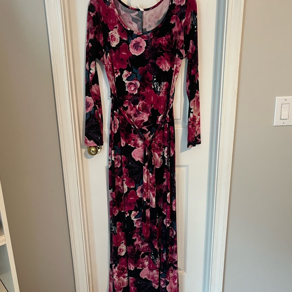 Long sleeve maternity dress Large
